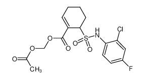 340722-42-1 structure, C16H17ClFNO6S