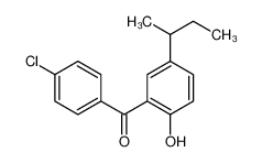 (5-butan-2-yl-2-hydroxyphenyl)-(4-chlorophenyl)methanone 59746-96-2