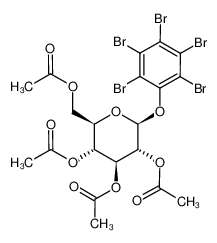 97227-37-7 pentabromophenyl 2,3,4,6-tetra-O-acetyl-β-D-glucopyranoside