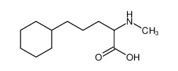 (2S)-5-cyclohexyl-2-(methylamino)pentanoic acid