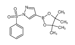 1-(Phenylsulfonyl)-4-(4,4,5,5-tetramethyl-1,3,2-dioxaborolan-2-yl)-1H-pyrazole 1073372-04-9