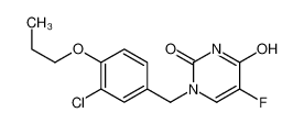 67207-93-6 structure, C14H14ClFN2O3