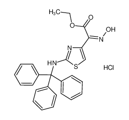 (Z)-alpha-(羟基亚胺)-2-(三苯甲基氨基)噻唑-4-乙酸乙酯盐酸盐