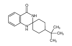 spiro[4-tert-butylcyclohexane]-1,2'-[2',3'-dihydroquinazolin-4'(1'H)-one] 1022600-91-4