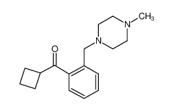 cyclobutyl-[2-[(4-methylpiperazin-1-yl)methyl]phenyl]methanone 98%