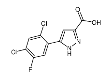 1119299-75-0 structure, C10H5Cl2FN2O2