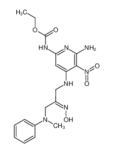 82585-57-7 structure, C18H23N7O5