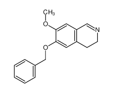 7-methoxy-6-phenylmethoxy-3,4-dihydroisoquinoline 68360-22-5