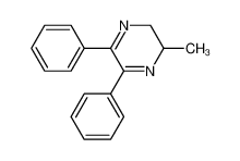 Pyrazine, 2,3-dihydro-5,6-diphenyl-2-methyl- 16340-50-4