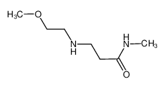 3-(2-methoxyethylamino)-N-methylpropanamide 1001346-35-5