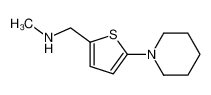 N-methyl-1-(5-piperidin-1-ylthiophen-2-yl)methanamine 953409-06-8