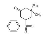 5-(benzenesulfonyl)-3,3-dimethylcyclohexan-1-one 62692-52-8