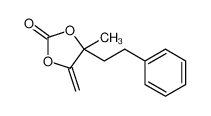 4-methyl-5-methylidene-4-(2-phenylethyl)-1,3-dioxolan-2-one 632291-67-9