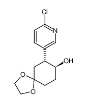 197586-25-7 (7R,8S)-7-(6-Chloro-pyridin-3-yl)-1,4-dioxa-spiro[4.5]decan-8-ol