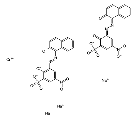 75199-06-3 structure, C32H16CrN6Na3O14S2