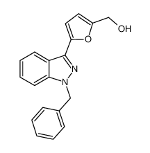 3-(5-羟基甲基-2-呋喃基)-1-苯基吲哚