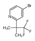 4-bromo-2-(1,1,1-trifluoro-2-methylpropan-2-yl)pyridine 1357476-67-5