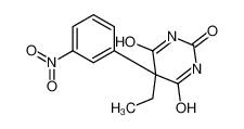 509-85-3 5-ethyl-5-(3-nitrophenyl)-1,3-diazinane-2,4,6-trione