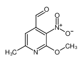 2-methoxy-6-methyl-3-nitropyridine-4-carbaldehyde 221349-79-7