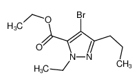 Ethyl 4-bromo-1-ethyl-3-propyl-1H-pyrazole-5-carboxylate 1020722-48-8