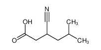 3-氰基-5-甲基己酸