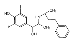 22103-14-6 structure, C19H23I2NO2