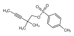 19796-90-8 spectrum, 4,4-dimethyl-5-(toluene-4-sulfonyloxy)-pent-2-yne