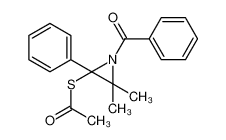 89873-98-3 S-(1-benzoyl-3,3-dimethyl-2-phenylaziridin-2-yl) ethanethioate