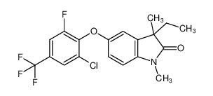 120713-57-7 structure, C19H16ClF4NO2