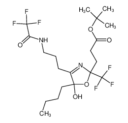 87341-25-1 structure, C20H30F6N2O5