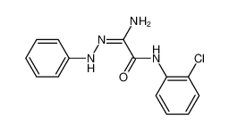 2-amino-N-(2-chlorophenyl)-2-(phenylhydrazinylidene)acetamide 475162-11-9