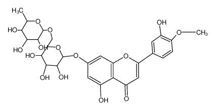 1174162-87-8 spectrum, 3',5,7-trihydroxy-4'-methoxy flavone-7-rutinoside