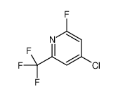 4-chloro-2-fluoro-6-(trifluoromethyl)pyridine 1227599-29-2