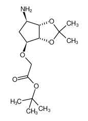 1416158-39-8 spectrum, tert-butyl [[(3aR,4S,6R,6aS)-6-amino-2,2-dimethyltetrahydro-3aH-cyclopenta[d][1,3]dioxol-4-yl]oxy]acetate