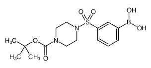 1-​Piperazinecarboxylic acid, 4-​[(3-​boronophenyl)​sulfonyl]​-​, 1-​(1,​1-​dimethylethyl) ester (9CI) 914610-81-4