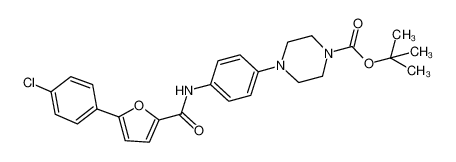 1314119-19-1 spectrum, tert-butyl 4-(4-(5-(4-chlorophenyl)furan-2-carboxamido)phenyl)piperazine-1-carboxylate