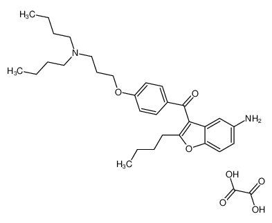 (5-氨基-2-丁基-3-苯并呋喃基)[4-[3-(二丁基氨基)丙氧基]苯基]甲酮二草酸盐
