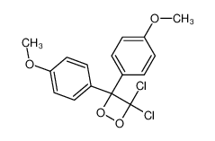 77350-49-3 3,3-dichloro-4,4-bis(4-methoxyphenyl)-1,2-dioxetane