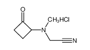 2-[methyl-(2-oxocyclobutyl)amino]acetonitrile,hydrochloride 864759-48-8