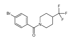 (4-Bromophenyl)(4-(trifluoromethyl)piperidin-1-yl)methanone 956320-62-0