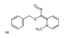 [benzylsulfanyl-(1-methylpyridin-2-ylidene)methyl]-oxoazanium,iodide 107535-23-9