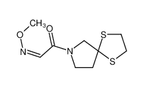 (2E)-1-(1,4-dithia-7-azaspiro[4.4]nonan-7-yl)-2-methoxyiminoethanone