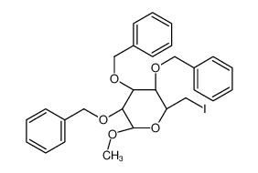 85716-43-4 Methyl 2,3,4-tri-O-benzyl-6-deoxy-6-iodo-α-D-glucopyranoside