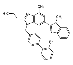 1206701-77-0 spectrum, 3'-((2'-bromobiphenyl-4-yl)methyl)-1,7'-dimethyl-2'-propyl-1H,3'H-2,5'-bibenzo[d]imidazole