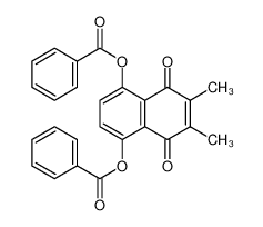 (4-benzoyloxy-6,7-dimethyl-5,8-dioxonaphthalen-1-yl) benzoate 57998-98-8