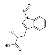 2-hydroxy-3-(1-nitrosoindol-3-yl)propanoic acid 117333-21-8