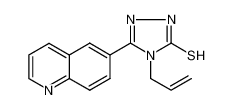 4-烯丙基-5-(6-喹啉)-1,2,4-噻唑-3-硫醇