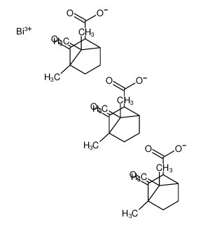 bismuth,4,7,7-trimethyl-3-oxobicyclo[2.2.1]heptane-2-carboxylate 19495-28-4