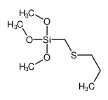 57557-67-2 trimethoxy(propylsulfanylmethyl)silane