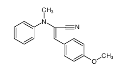 91668-55-2 2-Propenenitrile, 3-(4-methoxyphenyl)-2-(methylphenylamino)-
